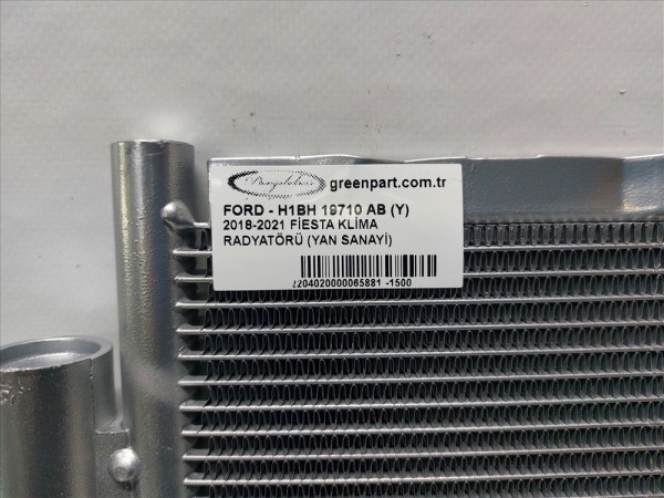 2018-2021 FİESTA KLİMA RADYATÖRÜ (YAN SANAYİ)