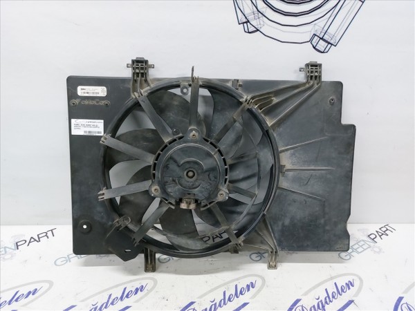 2009-2011 FİESTA FAN KOMPLE BENZİNLİ (ÇIKMA)