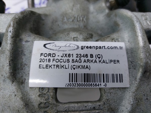 2018 FOCUS/2020 KUGA SAĞ ARKA KALİPER ELEKTRİKLİ (ÇIKMA)