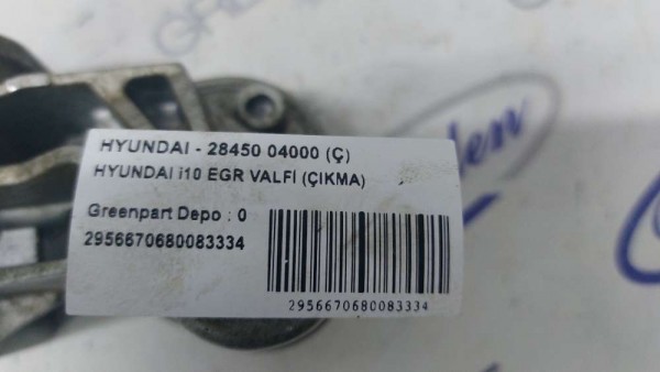 HYUNDAI i10 EGR VALFİ (ÇIKMA)