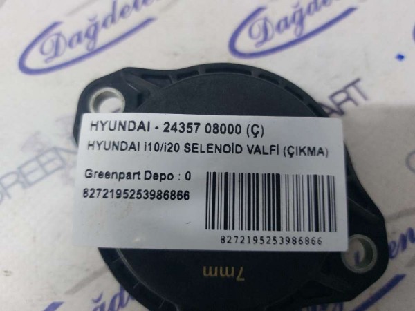 HYUNDAI i10/i20 SELENOİD VALFİ (ÇIKMA)