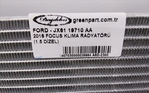 2018 FOCUS KLIMA RADYATÖRÜ (1.5 DİZEL)