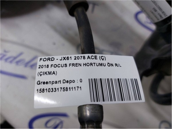 2018 FOCUS FREN HORTUMU ÖN R/L (ÇIKMA)