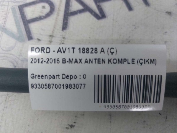 2012-2016 B-MAX ANTEN  KOMPLE (ÇIKMA)