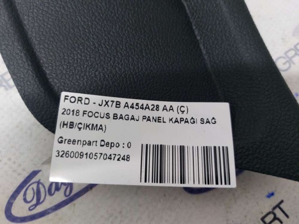 2018 FOCUS BAGAJ PANEL KAPAĞI SAĞ (HB/ÇIKMA)