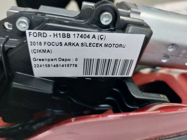 2018 FOCUS ARKA SİLECEK MOTORU (ÇIKMA)