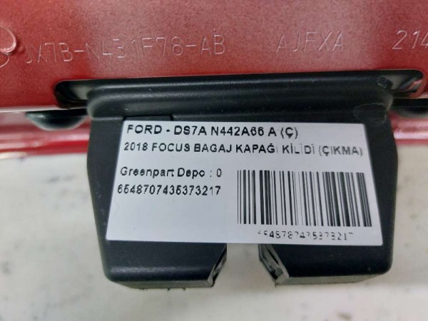 2018 FOCUS BAGAJ KAPAĞI KİLİDİ (ÇIKMA)