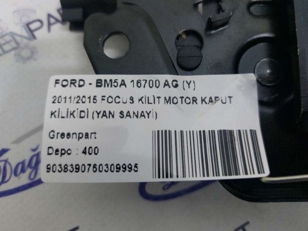2011/2015 FOCUS KİLİT MOTOR KAPUT KİLİDİ (YAN SANAYİ)