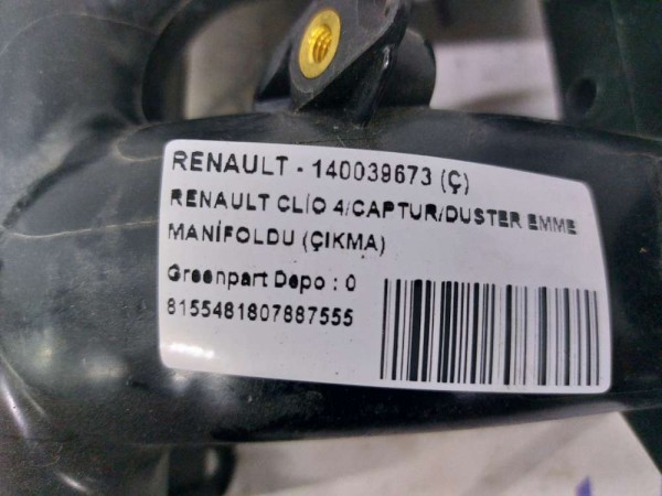 RENAULT CLİO 4/CAPTUR/DUSTER EMME MANİFOLDU (ÇIKMA)