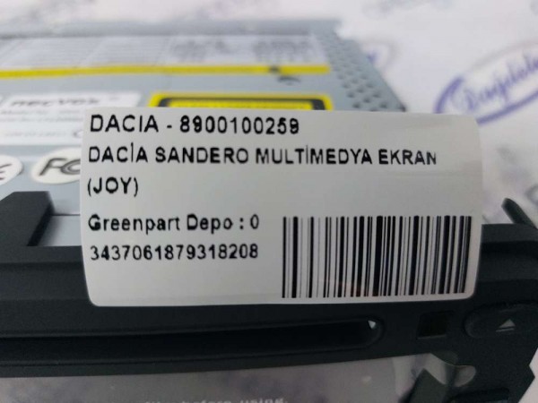 DACİA SANDERO MULTİMEDYA EKRAN (JOY)