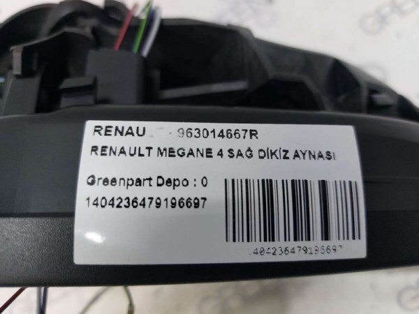 RENAULT MEGANE 4 SAĞ DİKİZ AYNASI