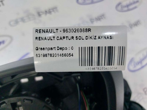 RENAULT CAPTUR SOL DİKİZ AYNASI