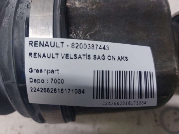 RENAULT VELSATİS SAĞ ÖN AKS