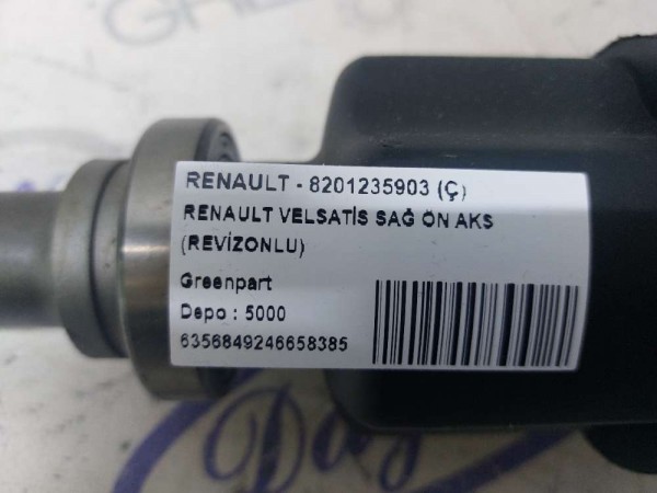 RENAULT VELSATİS SAĞ ÖN AKS (REVİZONLU)