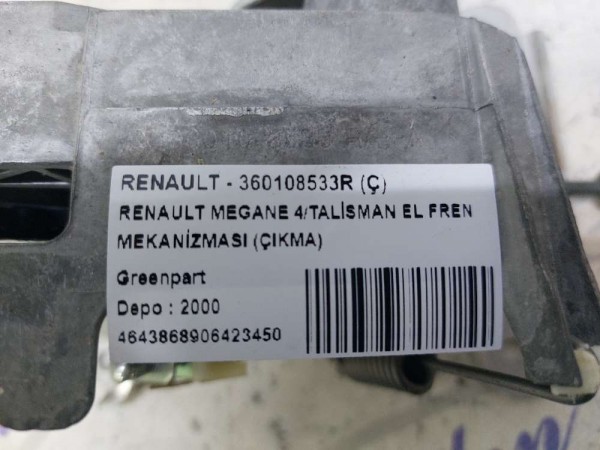 RENAULT MEGANE 4/TALİSMAN EL FREN MEKANİZMASI (ÇIKMA)