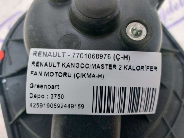 RENAULT KANGOO/MASTER 2 KALORİFER FAN MOTORU (ÇIKMA-H)