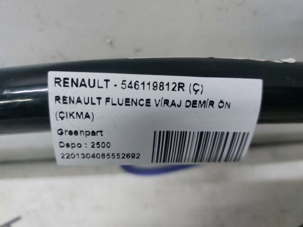 RENAULT FLUENCE VİRAJ DEMİR ÖN (ÇIKMA)