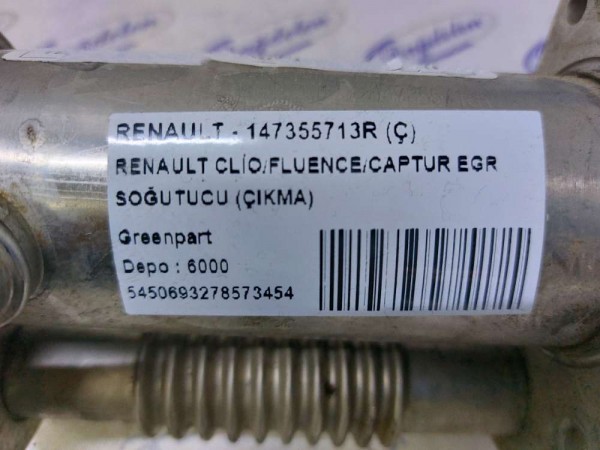 RENAULT CLİO/FLUENCE/CAPTUR EGR SOĞUTUCU (ÇIKMA)