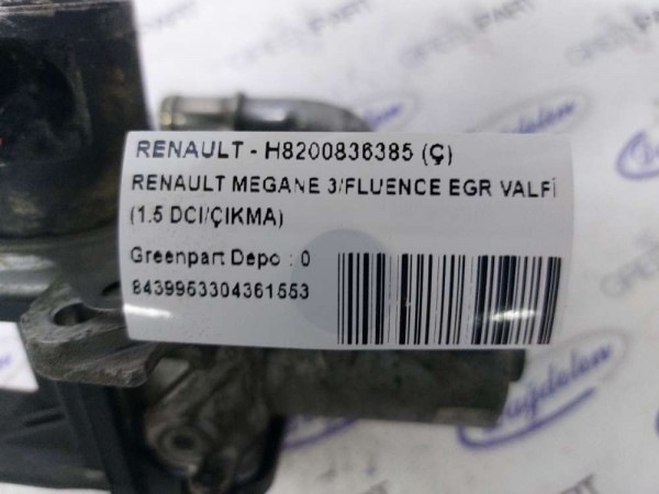 RENAULT MEGANE 3/FLUENCE EGR VALFİ (1.5 DCI/ÇIKMA)