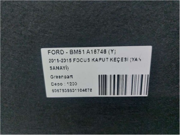 2011-2015  FOCUS KAPUT KEÇESİ (YAN SANAYİ)