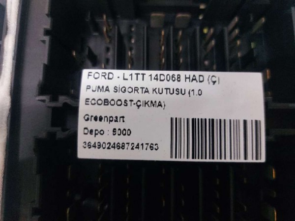 PUMA SİGORTA KUTUSU (1.0 ECOBOOST-ÇIKMA)