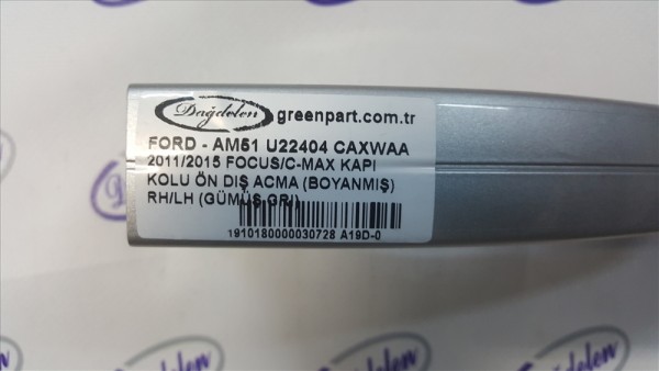 2011/2015 FOCUS/C-MAX KAPI KOLU ÖN DIŞ ACMA (BOYALI) RH/LH (GÜMÜŞ GRI)