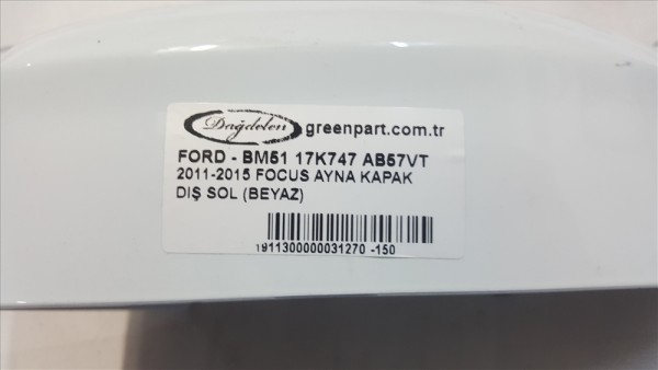 2011-2015 FOCUS AYNA KAPAK/KAPAĞI DIŞ SOL (BEYAZ)