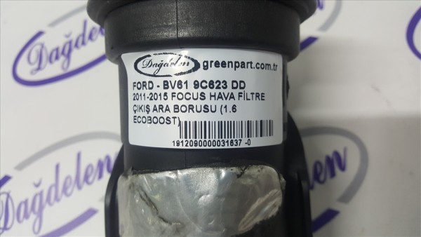2011-2017 Ford Focus Hava Filtre Borusu - BV61 9C623 DD