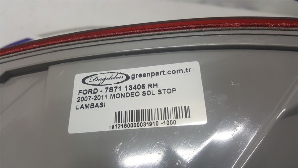 2007-2011 MONDEO SOL STOP LAMBASI