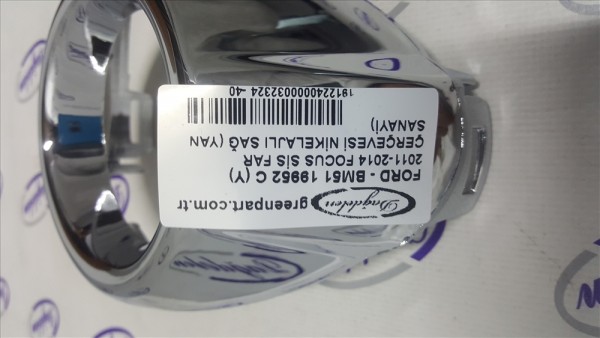 2011-2014 FOCUS SİS FAR ÇERÇEVESİ NİKELAJLI SAĞ (YAN SANAYİ)