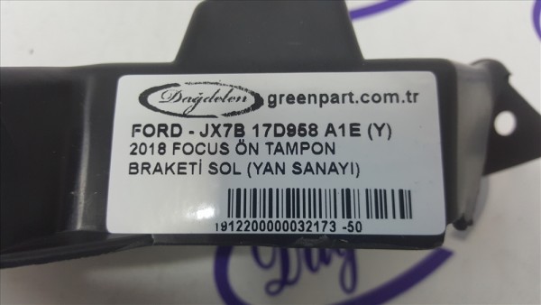 2018 FOCUS ÖN TAMPON BRAKETİ SOL (YAN SANAYİ)