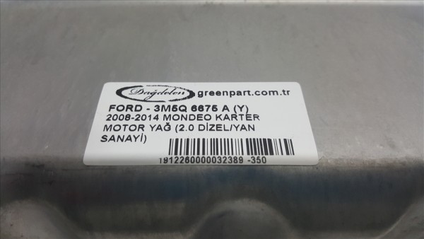 2008-2014 MONDEO KARTER MOTOR YAĞ (2.0 DİZEL/YAN SANAYİ)