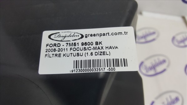 2008-2011 FOCUS/C-MAX HAVA FİLTRE KUTUSU (1.6 DİZEL)