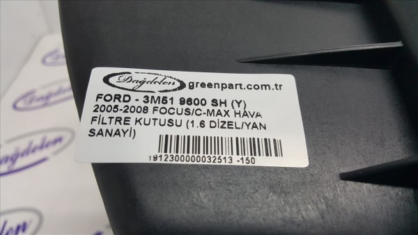 2005-2008 FOCUS/C-MAX HAVA FİLTRE KUTUSU (1.6 DİZEL/YAN SANAYİ)
