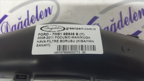 2008-2011 FOCUS/C-MAX/KUGA HAVA FİLTRE BORUSU (UZUN/YAN SANAYİ)