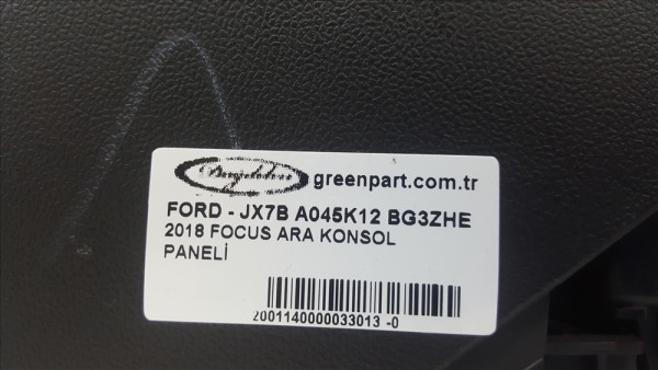 2018 FOCUS ARA KONSOL PANELİ