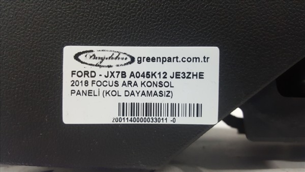 2018 FOCUS ARA KONSOL PANELİ (KOL DAYAMASIZ)