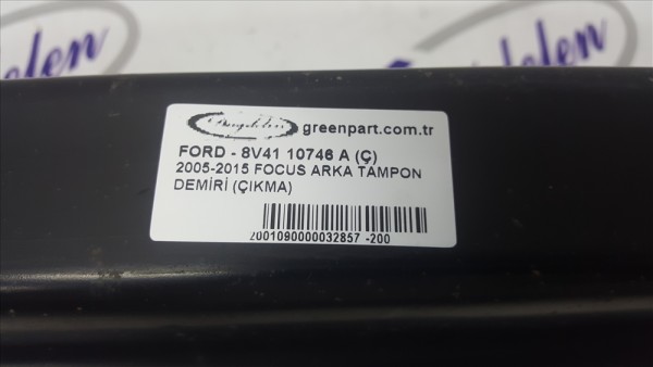 2005-2015 FOCUS ARKA TAMPON DEMİRİ (ÇIKMA)