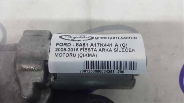 2009-2015 FİESTA ARKA SİLECEK MOTORU (ÇIKMA)