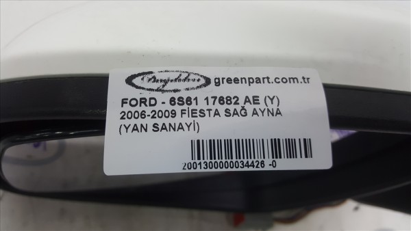 2006-2009 FİESTA SOL AYNA (ELEKTRİKLİ/YAN SANAYİ)