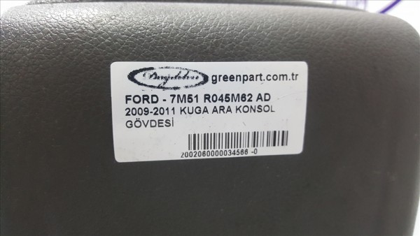 2009-2011 KUGA ARA KONSOL GÖVDESİ (ÇIKMA)