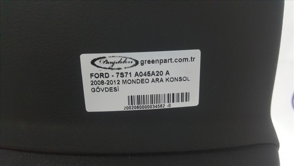 2008-2012 MONDEO ARA KONSOL GÖVDESİ (ÇIKMA)