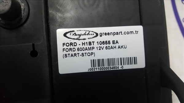 FORD 600AMP 12V 60AH AKÜ (START-STOP)