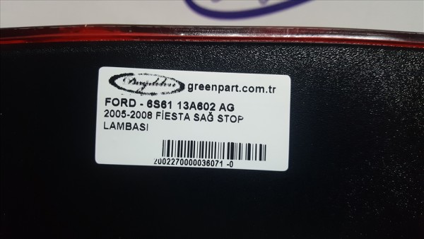 2005-2008 FİESTA SAĞ STOP LAMBASI