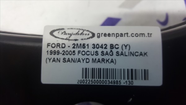1999-2005 FOCUS SAĞ SALINCAK (YAN SAN/AYD MARKA)