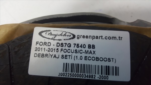 2011-2015 FOCUS/C-MAX DEBRİYAJ SETİ (1.0 ECOBOOST)