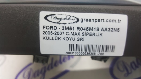 2005-2007 C-MAX SİPERLİK KÜLLÜK KOYU GRİ