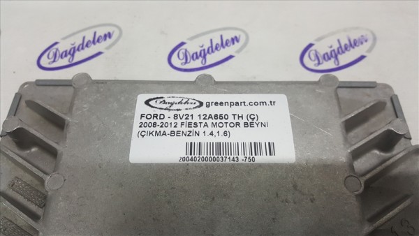 2009-2012 Ford Fiesta Motor Beyni - 8V21 12A650 TH
