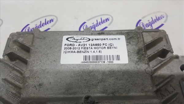 2009-2012 Ford Fiesta Motor Beyni - AV21 12A650 FC