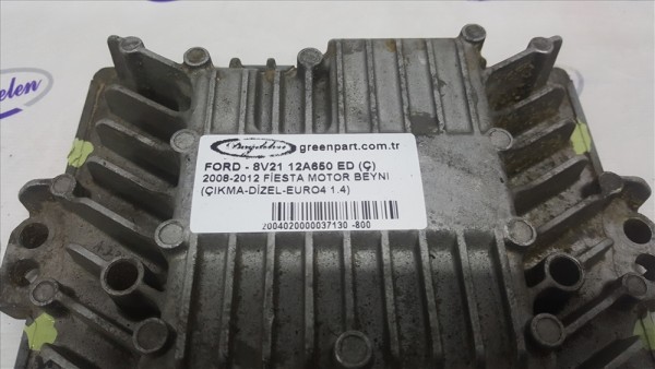 2009-2012 Ford Fiesta Motor Beyni - 8V21 12A650 ED